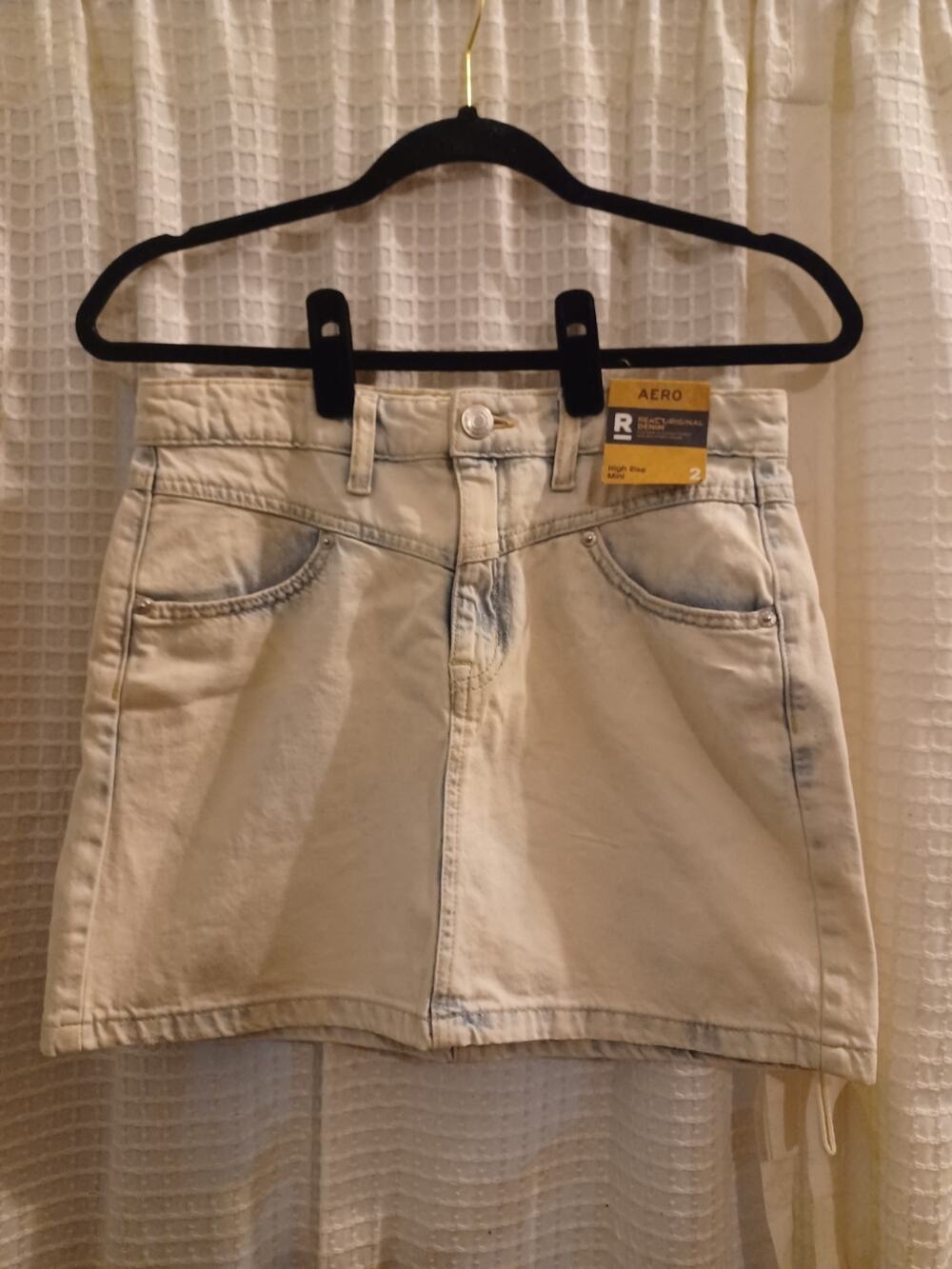 Aéropostale Denim High Rise Mini Skirt